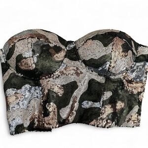 Charlotte Russe Black Textured Top